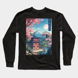 Tardis in Japan Long Sleeve T-Shirt